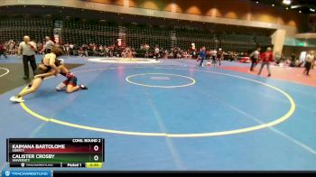 120 lbs Cons. Round 2 - Kaimana Bartolome, Liberty vs Calister Crosby, University