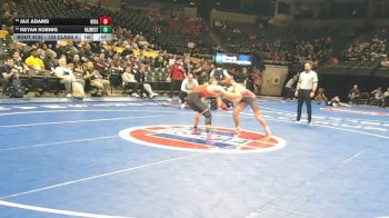 132 Class 4 lbs Cons. Round 1 - Keyan Koenig, Hazelwood West vs Jax Adams, Nixa