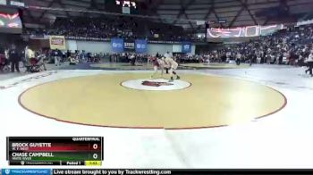 2A 182 lbs Quarterfinal - Brock Guyette, W. F. West vs Chase Campbell, White River