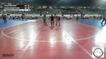 175 lbs Round Of 64 - Oscar Martinez, Enid Junior High vs Kason Givens-Tyner, Bishop McGuinness