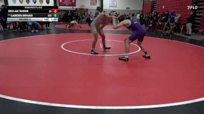 132 lbs Round 5 - Camden Briggs, Keokuk vs Declan Budde, Dubuque Hempstead