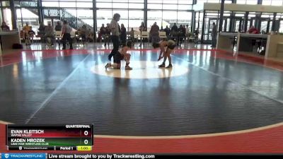 B-12 lbs Quarterfinal - Evan Kleitsch, Wapsie Valley vs Kaden Mrozek, Linn-Mar Wrestling Club