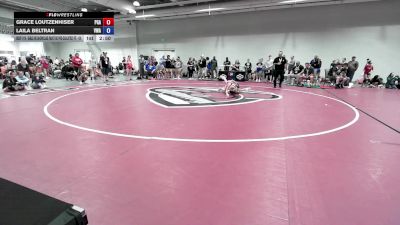 Cons. Round 2 - Grace Loutzenhiser, Pioneer Grappling Academy vs Laila Beltran, Vail Wrestling Academy