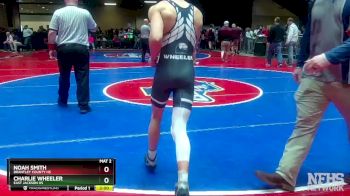 2A-106 lbs Quarterfinal - Charlie Wheeler, East Jackson HS vs Noah Smith, Brantley County HS