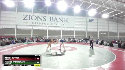 130 lbs Cons. Round 2 - Afton Rutter, Wasatch vs Rachel Wischerath, Syracuse