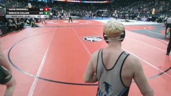 5th Place Match - Gavin Ironshell, Wilcox-Hildreth vs Breckyn Collins, North Platte St. Patrick`s