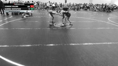 109 lbs Quarterfinal - Connor Collins, Backyard Brawlers Midwest vs Gabriel Gustafson, Top Rank