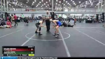 130 lbs Round 5 (6 Team) - Kyler Crooks, Team Ohio vs Austin Smith, Warhawks Black