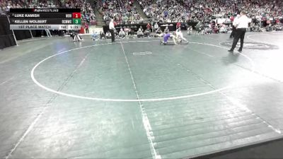 D1-144 lbs 1st Place Match - Kellen Wolbert, Oconomowoc vs Luke Kamish, New Richmond