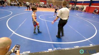 67 lbs Quarterfinal - Bentley Yingst, Berryhill Wrestling Club vs Karter Bruce, Broken Bow Youth Wrestling