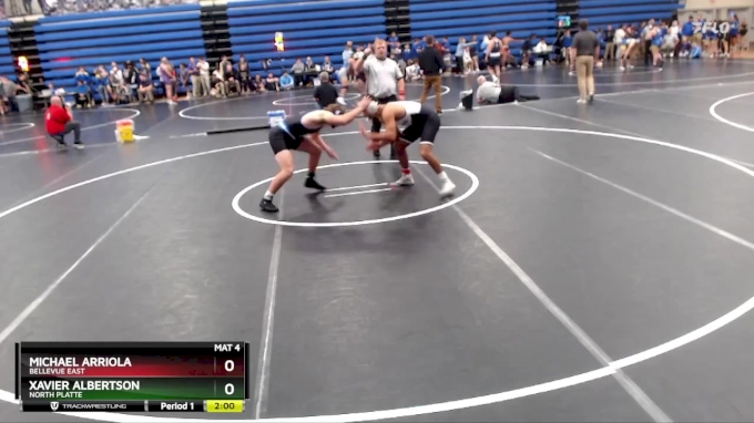 190 lbs Round 2 - Xavier Albertson, North Platte vs Michael Arriola ...