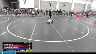 92 lbs Champ. Round 1 - Jacob Adsit, Team Nazar Training Center vs Sterling Schanen, Askren Wrestling Academy