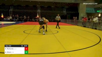 197 lbs Consolation - Kyle Richards, Clackamas vs Kai Olson, Highline College