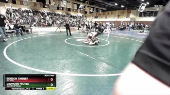 106 lbs Cons. Round 3 - Benson Tanner, Del Oro vs Giovanni Manzo, Canyon Springs