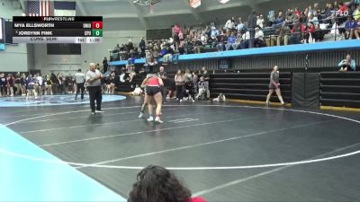 190 lbs Cons. Semi - Mya Ellsworth, Union Community vs Jordynn Fink, Center Point-Urbana
