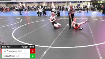 7th - 8th grade - 148 Cons. Semis - Matthias Thornburg, Big Game Wrestling Club vs Noah Kauffman, Moen Wrestling Academy