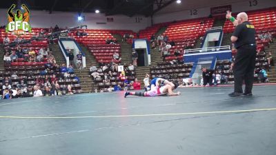 95 lbs 1st Place Match - Cohen Reer, Burnett Trained Wrestling vs Leonydes Peraza, Gladiator Wrestling