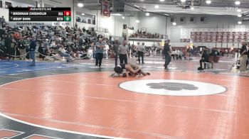 126 lbs Quarterfinal - Brennan Chisholm, Bristol County/Dighton Rehoboth vs Jisup Shin, Weston