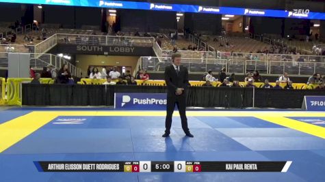 Arthur Elisson Duett Rodrigues vs Kai Paul Renta 2025 Pan Jiu Jitsu IBJJF Championship