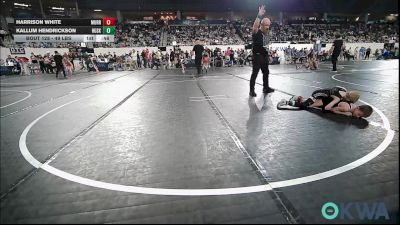49 lbs 7th Place - Harrison White, Murray County Takedown Club vs Kallum Hendrickson, Husky WC