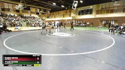 120 lbs Cons. Round 2 - Ruben Reyes, Oak Hills vs Tyler Boone, Bakersfield