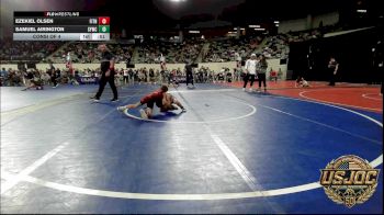 58 lbs Consi Of 4 - Ezekiel Olsen, Fitness Fight Factory Wrestling Club vs Samuel Airington, Saints Youth Wrestling Club