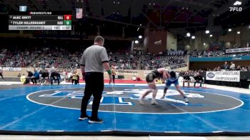 190 lbs Champ. Round 2 - Tyler Hillebrandt, Oldham County vs Alec Britt, Bullitt East