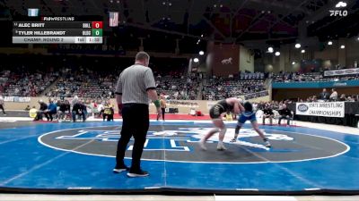 190 lbs Champ. Round 2 - Tyler Hillebrandt, Oldham County vs Alec Britt, Bullitt East