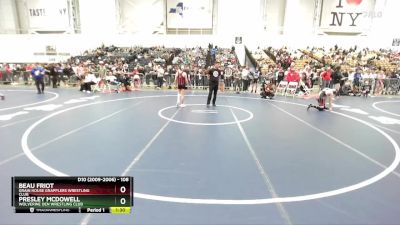 108 lbs Champ. Round 1 - Beau Friot, Grain House Grapplers Wrestling Club vs Presley McDowell, Wolverine Den Wrestling Club