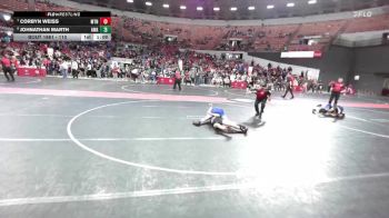110 lbs 3rd Place Match - Johnathan Marth, Askren Wrestling Academy vs Corbyn Weiss, CrassTrained: Weigh In Club