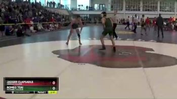 133 lbs Cons. Round 1 - Romeo Tsai, McDaniel College vs Jagger Clapsadle, Ursinus College