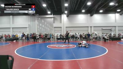 138 lbs Quarters - Colton Schmiesing vs Walker Bunch, Storm Wrestling Center