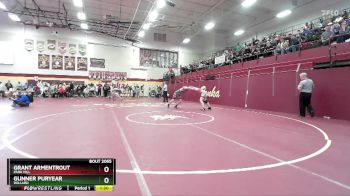 157 lbs Champ. Round 2 - Grant Armentrout, PARK HILL vs Gunner Puryear, WILLARD