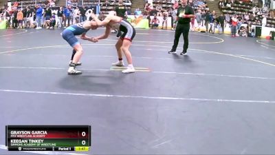 135 lbs Cons. Round 2 - Grayson Garcia, Fitz Wrestling Academy vs Keegan Tinkey, Simmons Academy Of Wrestling