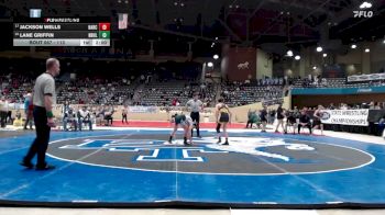 113 lbs Quarterfinal - Jackson Wells, Harrison County vs Lane Griffin, North Bullitt