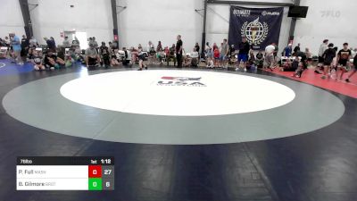 76 lbs Rr Rnd 6 - Parker Full, Mat Assassins K8 A vs Brynlee Gilmore, Brothers Of WOW