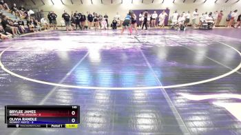 145 lbs Round 1 (10 Team) - Brylee James, MoWest Fire Dragons vs Olivia Randle, Midwest Misfitz