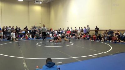 120 lbs Rr Rnd 5 - Micah Engelman, K8 Mat Assassins Black vs Keagan Murray, K8 Short Time