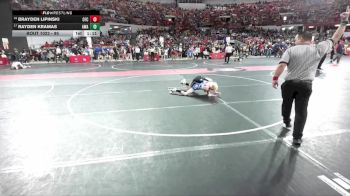 95 lbs Champ. Round 1 - Rayden Kramas, Askren Wrestling Academy vs Brayden Lipinski, Cfc