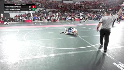 95 lbs Champ. Round 1 - Rayden Kramas, Askren Wrestling Academy vs Brayden Lipinski, Cfc