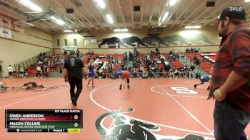 165 lbs 1st Place Match - Mason Collins, Wrestling Rhinos Wrestling Club vs Owen Anderson, Ascend Wrestling Academy