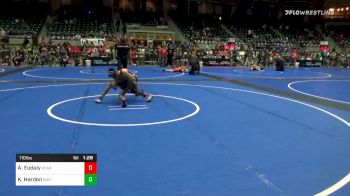 110 lbs Final - Auston Eudaly, Bear Cave vs Kyle Harden, The Compound Indy