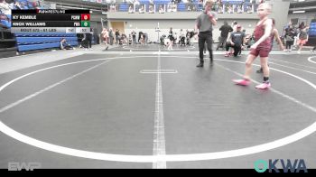 61 lbs Consolation - Ky Kemble, Ponca City Wildcat Wrestling vs Knox Williams, Perry Wrestling Academy