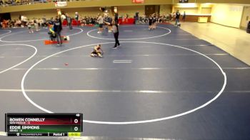 48 lbs Round 1 (4 Team) - Eddie Simmons, NRHEG vs Bowen Connelly, New Prague