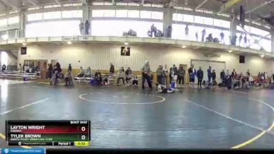 53 lbs Cons. Round 4 - Tyler Brown, North Posey Wrestling Club vs Layton Wright, Indiana