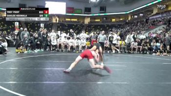 190 lbs Quarterfinal - Oaklee Keomala, Southeast Polk vs Trey Feist, North Scott