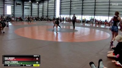 117 lbs Quarterfinals (8 Team) - Mia Berry, Motley Krew vs Katie O`Brien, Combat Athletics Girls