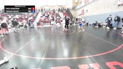 86 lbs 5th Place Match - Max Gugelman, American Falls Wrestling Club vs Makaio Kehoe, Fighting Squirrels Wrestling Club