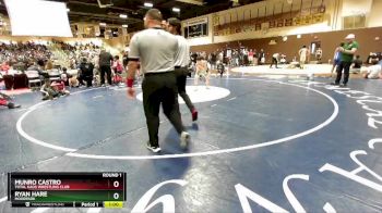 92 lbs Round 1 - Munro Castro, Total Kaos Wrestling Club vs Ryan Hare, Moorpark