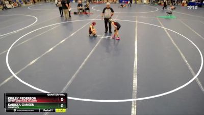 Quarterfinal - Kinley Pederson, Summit Wrestling Academy vs Karissa Gansen, Minnesota